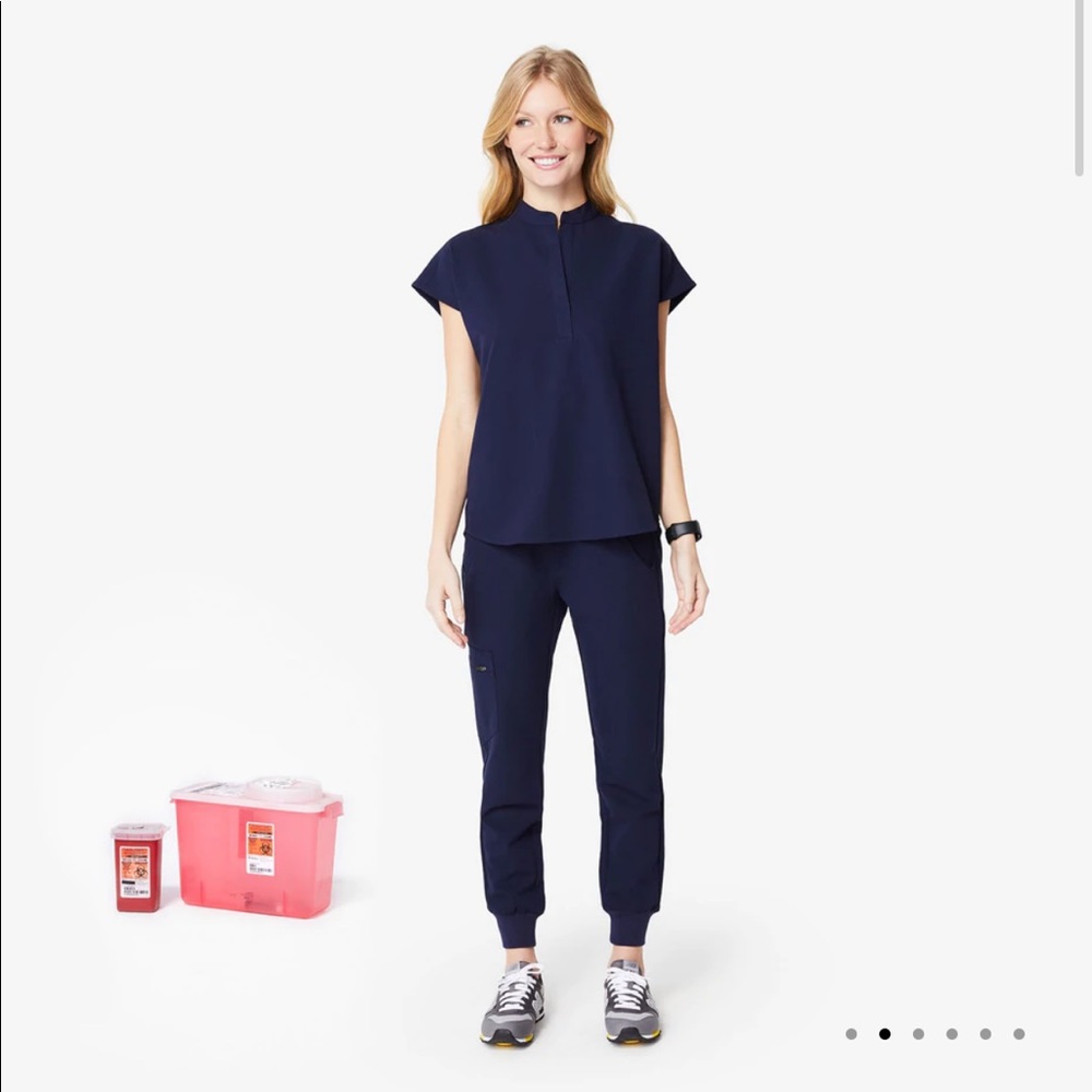 Figs navy scrub set.